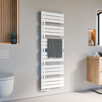 Handtuchheizkörper ALRONA Weiß Seitlich offen rechts oder links inkl. Thermostat 50 cm 164 cm Handtuchheizkörper ALRONA Weiß Seitlich offen rechts oder links inkl. Thermostat 50 cm 164 cm