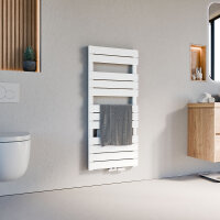 Handtuchheizkörper PANDEMA Weiß Seiten und Mittelanschluss inkl. Thermostat 50 cm 120 cm Handtuchheizkörper PANDEMA Weiß Seiten und Mittelanschluss inkl. Thermostat 50 cm 120 cm
