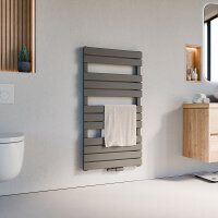 Handtuchheizkörper PANDEMA Anthrazit Seiten und Mittelanschluss inkl. Thermostat 60 cm 120 cm Handtuchheizkörper PANDEMA Anthrazit Seiten und Mittelanschluss inkl. Thermostat 60 cm 120 cm