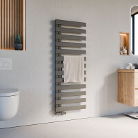 Handtuchheizkörper Premium ALRONA Seitlich offen Anthrazit inkl. Thermostat 50 cm 140 cm Handtuchheizkörper Premium ALRONA Seitlich offen Anthrazit inkl. Thermostat 50 cm 140 cm
