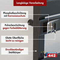 Handtuchheizkörper PANDEMA Schwarz Seiten und Mittelanschluss 50 cm 100 cm