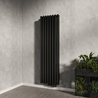 Design Flachheizkörper Paneelheizkörper RILA Vertikal Doppellagig Schwarz 48 x 160 cm Ohne Design Flachheizkörper Paneelheizkörper RILA Vertikal Doppellagig Schwarz 48 x 160 cm Ohne