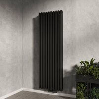 Design Flachheizkörper Paneelheizkörper RILA Vertikal Doppellagig Schwarz 60 x 180 cm Ohne Design Flachheizkörper Paneelheizkörper RILA Vertikal Doppellagig Schwarz 60 x 180 cm Ohne