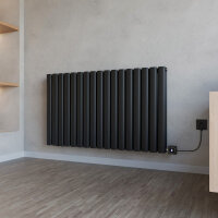 Design Flachheizkörper Paneelheizkörper elektrisch TAYLOR Horizontal Doppellagig Schwarz inkl. Heizstab und Glykol 100 x 60 Design Flachheizkörper Paneelheizkörper elektrisch TAYLOR Horizontal Doppellagig Schwarz inkl. Heizstab und Glykol 100 x 60