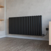 Design Flachheizkörper Paneelheizkörper elektrisch TAYLOR Horizontal Doppellagig Schwarz inkl. Heizstab und Glykol 120 x 60 Design Flachheizkörper Paneelheizkörper elektrisch TAYLOR Horizontal Doppellagig Schwarz inkl. Heizstab und Glykol 120 x 60