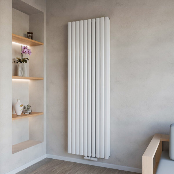 Design Flachheizkörper Paneelheizkörper TAYLOR Vertikal Weiss 60 cm x 180 cm
