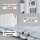 Design Flachheizkörper Paneelheizkörper TAYLOR Vertikal Weiss 60 x 180 cm