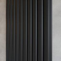 Paneelheizkörper TAYLOR Vertikal Doppellagig Schwarz 60 x 180 cm