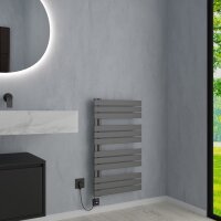 Handtuchheizkörper elektrisch ALRONA Seitlich offen Anthrazit inkl. Heizstab 50 cm 115 cm Handtuchheizkörper elektrisch ALRONA Seitlich offen Anthrazit inkl. Heizstab 50 cm 115 cm