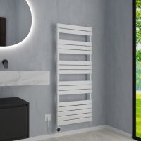 Handtuchheizkörper elektrisch PANDEMA Weiß inkl. Heizstab 60 cm 160 cm Handtuchheizkörper elektrisch PANDEMA Weiß inkl. Heizstab 60 cm 160 cm