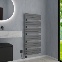 Handtuchheizkörper elektrisch ALRONA Seitlich offen Anthrazit inkl. Heizstab 60 cm 164 cm Handtuchheizkörper elektrisch ALRONA Seitlich offen Anthrazit inkl. Heizstab 60 cm 164 cm