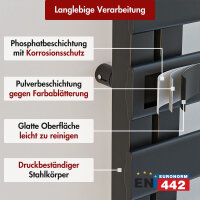 Handtuchheizkörper elektrisch Premium ALRONA Seitlich offen Schwarz inkl. Heizstab SMART 50 cm 160 cm
