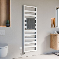 Badheizkörper elektrisch Mittelanschluss ZEBRA Weiß inkl. Heizstab SMART 50 cm 166 cm befüllt Badheizkörper elektrisch Mittelanschluss ZEBRA Weiß inkl. Heizstab SMART 50 cm 166 cm befüllt