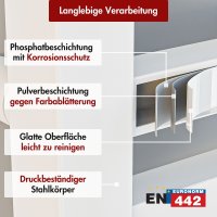 Handtuchheizkörper elektrisch LUMIRA Weiß inkl. Heizstab SMART und Glykol 20 cm 100 cm