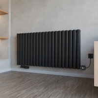 Design Flachheizkörper Paneelheizkörper TAYLOR Horizontal Doppellagig Schwarz inkl. Heizstab SMART und Thermostatventil 120 x 60 cm Design Flachheizkörper Paneelheizkörper TAYLOR Horizontal Doppellagig Schwarz inkl. Heizstab SMART und Thermostatventil 120 x 60 cm