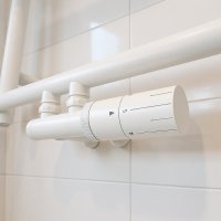 LOOP Design-Handtuchheizkörper 60x160 cm Weiß für Zentralheizung