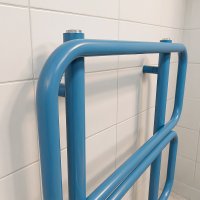 LOOP Design-Handtuchheizkörper 60x160 cm Türkis Zentralheizung oder elektrisch
