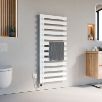 Handtuchheizkörper elektrisch Premium ALRONA Seitlich offen Weiß inkl. Heizstab 60 cm 140 cm Handtuchheizkörper elektrisch Premium ALRONA Seitlich offen Weiß inkl. Heizstab 60 cm 140 cm