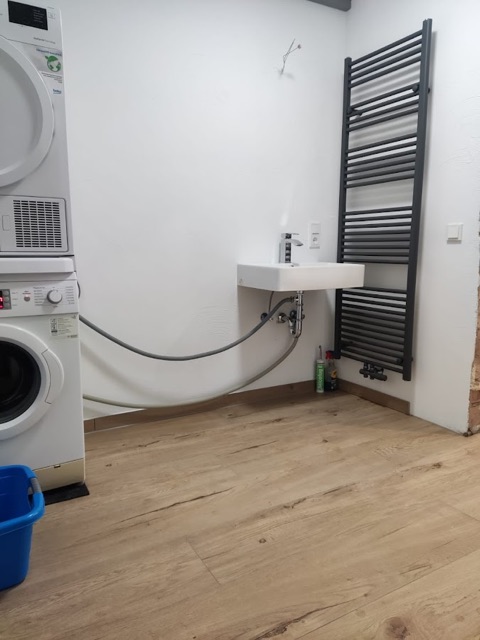 Installierter Designheizkörper – Kundenprojekt